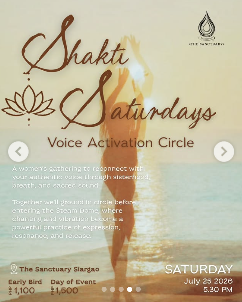 Shakti Saturdays Voice Activation Circle