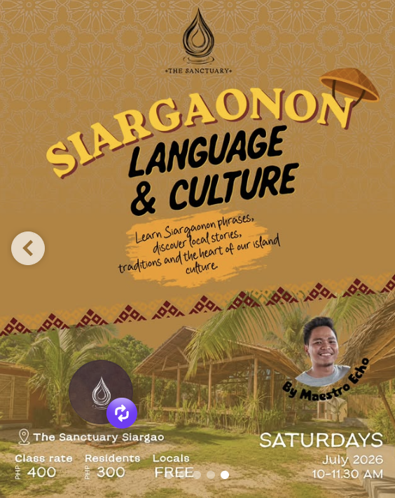 Siargaonon Language & Culture Class