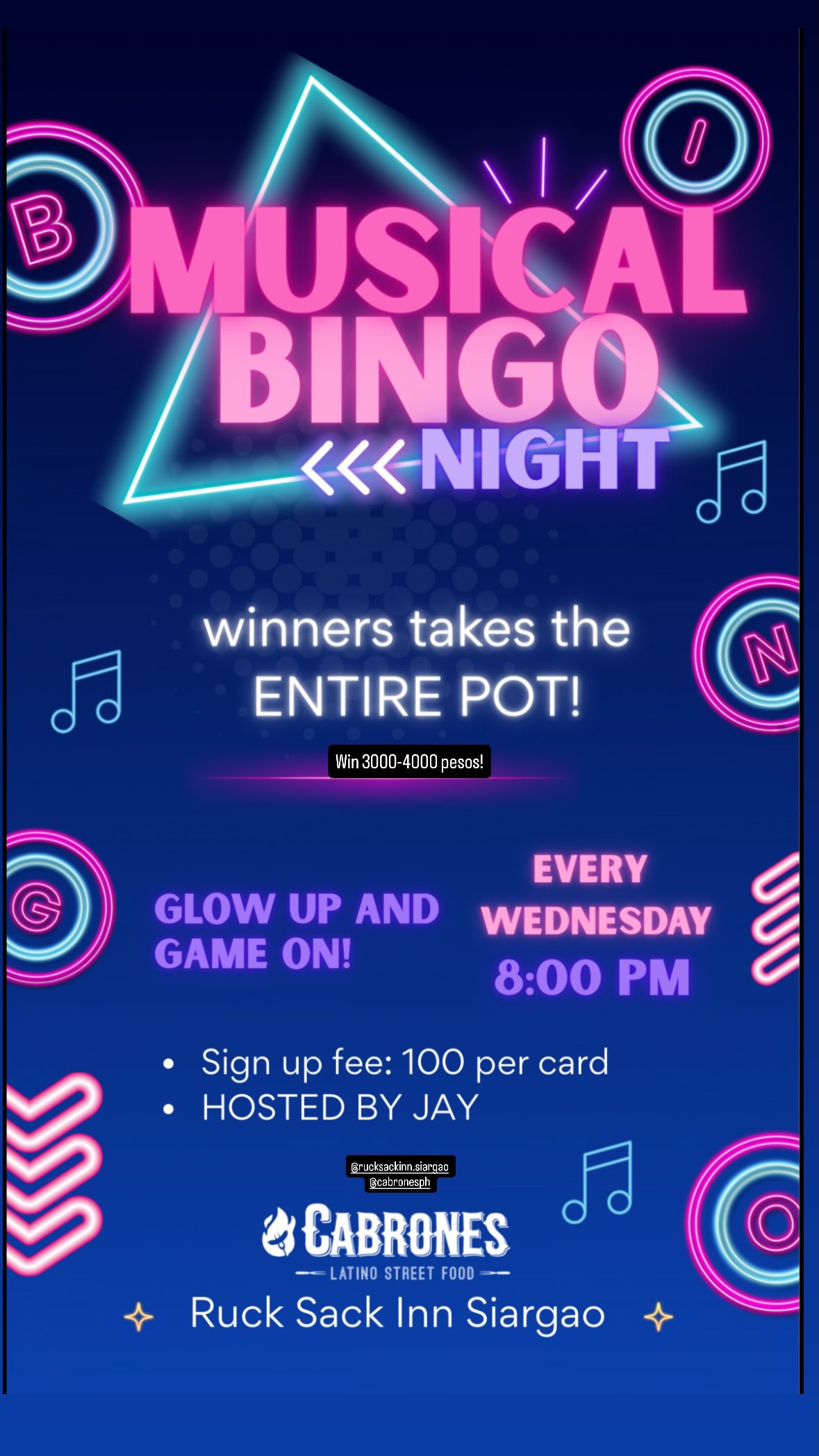 Musical Bingo Night