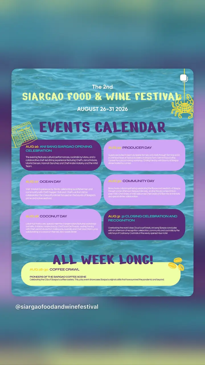 Siargao Food & Wine Festival